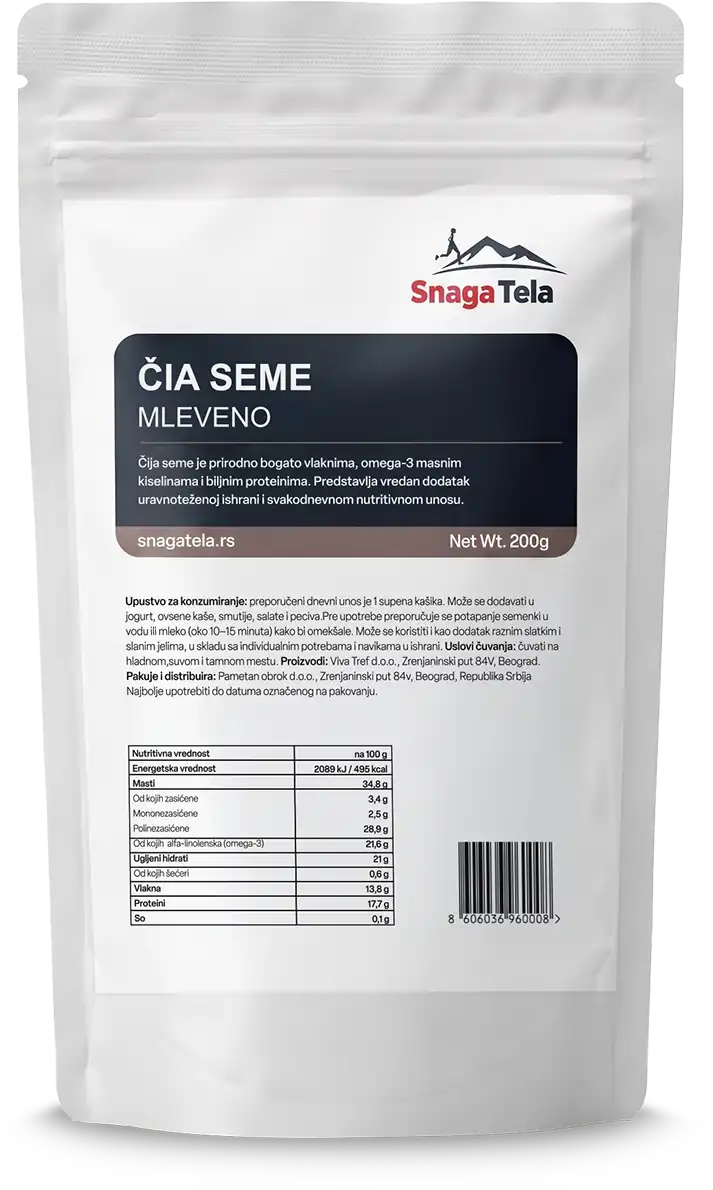 Mleveno čija seme